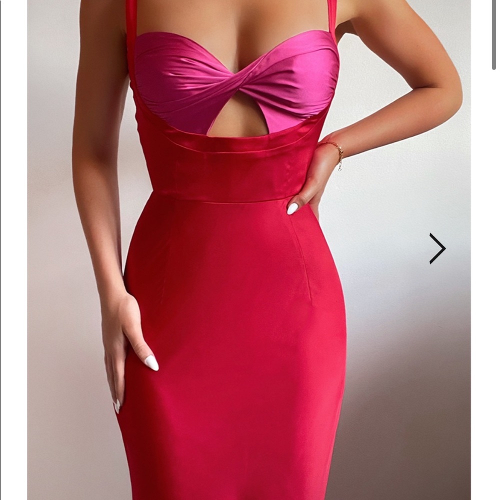 RUNAWAY THE LABEL Kelsi MIDI dress
